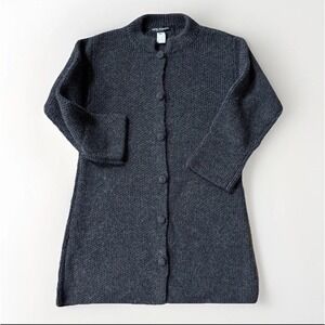 Little Journeys Chicago Alpaca Cardigan Sweater Small (Medium) Boho Long Line